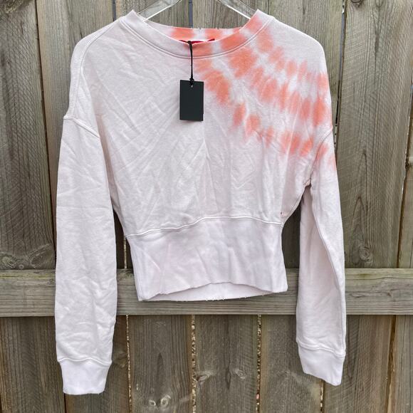 n:Philanthropy Reeves Sweatshirt Sunset Tie Dye Crewneck Pullover Beige Medium - Picture 1 of 13